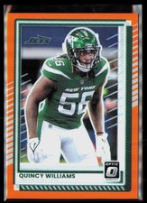 2025 Donruss Optic Quincy Williams #116 Orange #/299