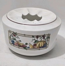 Villeroy & Boch Mon Jardin St&ouml;vchen Porzellan  wei&szlig; gebl&uuml;mt gl&auml;nzend 14 cm.