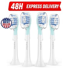 Replacement Toothbrush Heads for Philips Sonicare C3 G3 W3 C2 G2, 4 Pack White