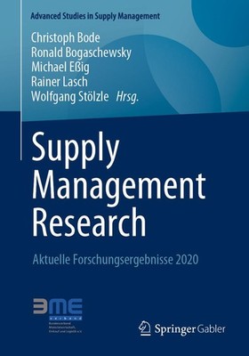 Supply Management Research Christoph Bode