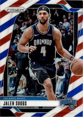 Jalen Suggs 2024-25 Panini Prizm Red White & Blue Prizms #4