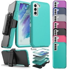 For Samsung Galaxy S21 S21 Ultra S21 FE Shockproof Case Rugged Cover Belt Clip