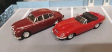 JAGUAR E TYPE ROADSTER In Red and Maroon MK2 1.43 VGC UNBOXED SEE PHOTOS