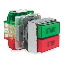 SQUARE D 9001KXRC136 MultiheadOperator,NonIllum,Green,1NO/1NC 2EP53