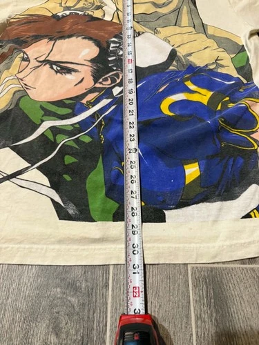 Vintage Rush Chun-Li Guile AOP Street Fighter Art size Large capcom image 4