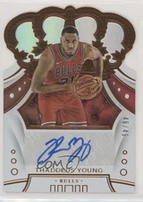 2019-20 Panini Crown Royale Crown Auto /49 Thaddeus Young #CA-TYG Auto