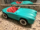 RARE Vintage 1963 Irwin Mercedes Benz Convertible Barbie Car (no Windshield) 17”