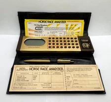VTG Mattel Electronics Thoroughbred Horse Race Analyzer 1979 Working