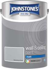- Wall & Ceiling Paint - Manhattan Grey - Matt Finish - Emulsion Paint - Fantast