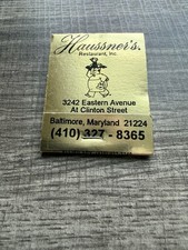 Haussner s Restaurant Baltimore Maryland Matc...