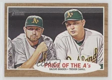 2011 Topps Heritage Pride of the A's ( ) Dallas Braden Trevor Cahill #127