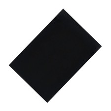 FLEOR Black 1ply Electric Guitar Pickguard Material Sheet Blank Scratch 43 29cm