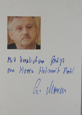 Autogramm deutscher Politiker SPD Edgar Moron (121853)