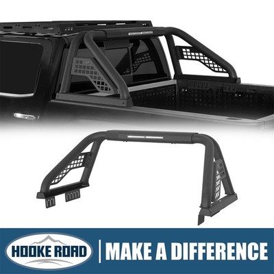 Hooke Road Bed Roll Bar Fit F-150 Silverado/Sierra/Ram 1500 Tundra Gladiator