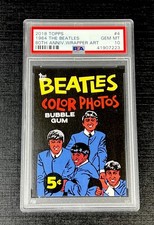 2018 Topps 80th Anniversary Art 1964 The Beatles #4 PSA 10 Pop 2