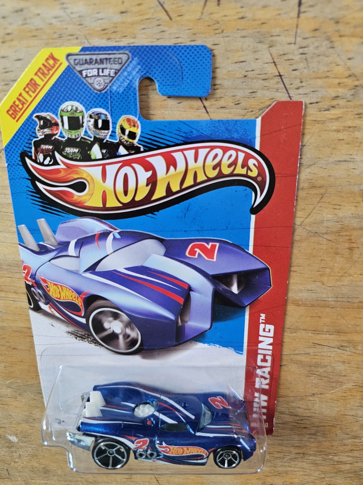 Hot Wheels Treasure Hunts Prototype H-24, Blue; 2013 HW Racing Series 101/250