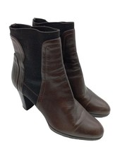 SERGIO ROSSI Stivaletto slip-on Donna Scarpina di lana Taglia IT 36 marrone-nero