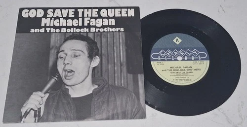 Michael Fagan And The Bollock Brothers – God Save The Queen UK45 1st Press A1/B1