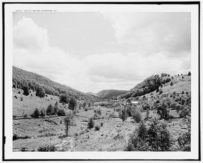 Valley below Cavendish,Connecticut River,Vermont,VT,Detroit Publishing Co,1900