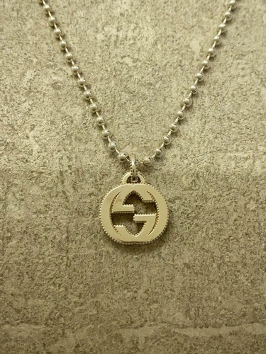 Collana catena a sfere ad incastro GUCCI SV925 con graffi usata