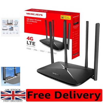 Mobilfreundlicher 4G WLAN Router mit SIM-Slot - mühelose Einrichtung & Steuerung