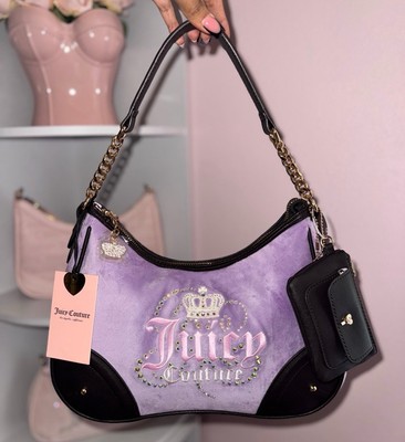 Juicy Couture Dreamy Shoulder Bag - Lavender NWT | eBay