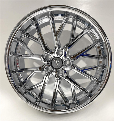 24'' Inch CHROME Velocity VW33 6x139.7 6x5.5 Wheels Rims