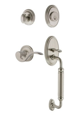 Nostalgic Warehouse CLAMAN_ESET_238_CG_RH Classic Right Handed - Nickel