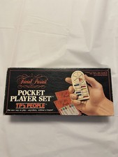 Trivial Pursuit Pocket Player Set TP  s People 1987 Complete Mini Pack Game