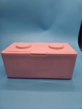 Vintage Chubs Baby Wipes Stackable Storage Container Pink Plastic Crafts