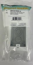 PANDUIT Surface Raceway JBX3510WH-A Single Gang Junction Box - White - USA MADE