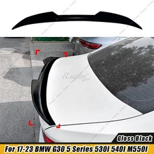 PSM Style Gloss Black Trunk Spoiler For 2017-2023 BMW G30 530i 540i M550i F90 M5