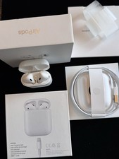 Apple Airpods A2031/A2032 2nd Gen with Charging Case A1602, Lightning Cable, Box