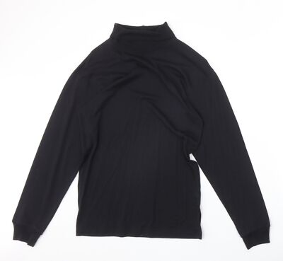 Oakridge Herren schwarz Polyester Pullover Sweatshirt Größe S