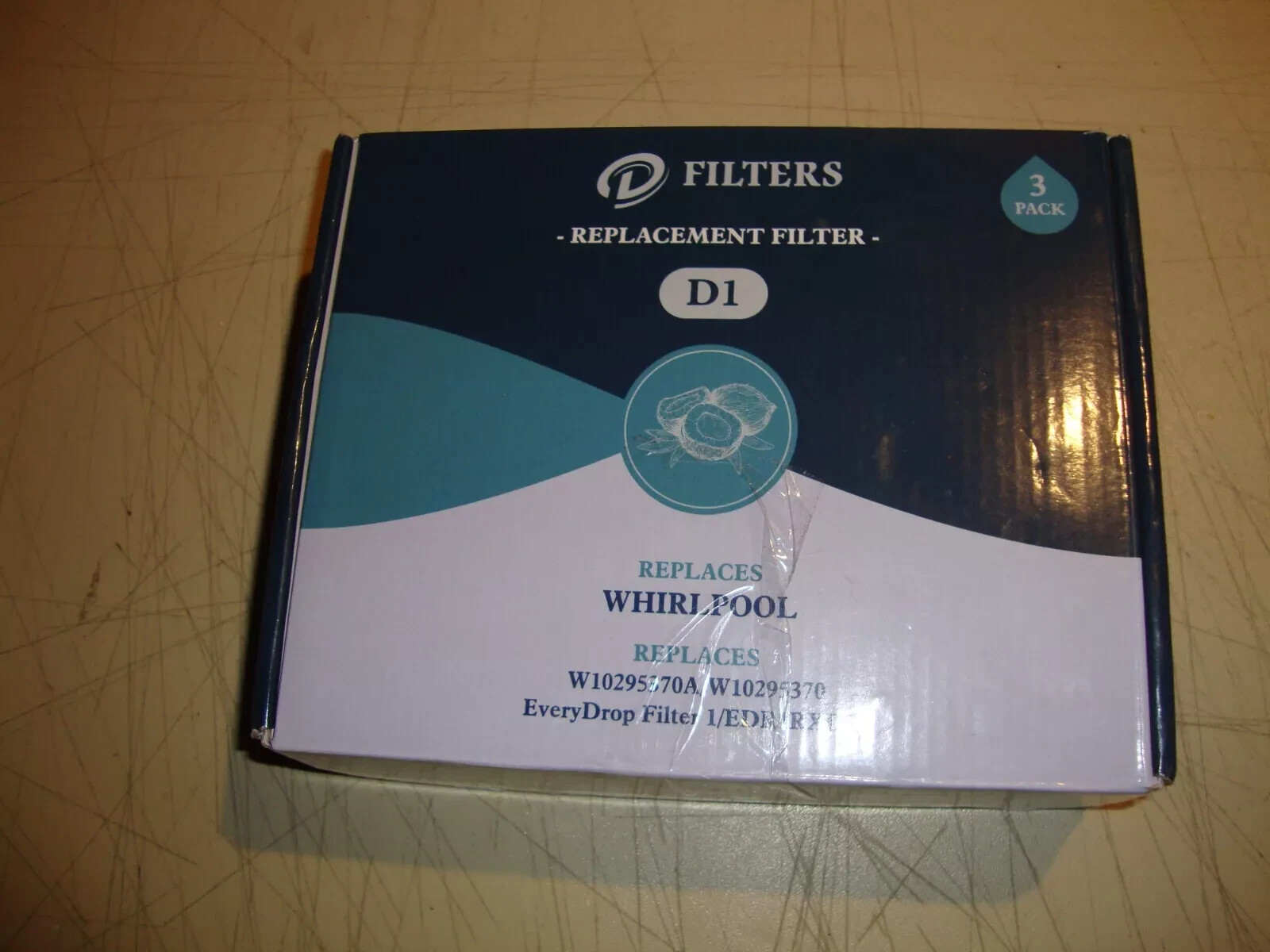 D Filters D1 Replacement Refrigerator Water Filters 10295370A 3 Pack NEW