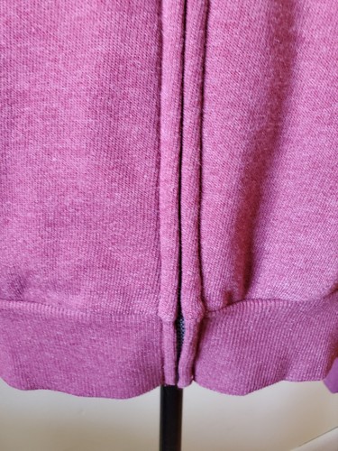 SO Goods for Life Women's Plus 2X Hoodie Full Zip Long Sleeve Soft Burgundy - Picture 6 of 15