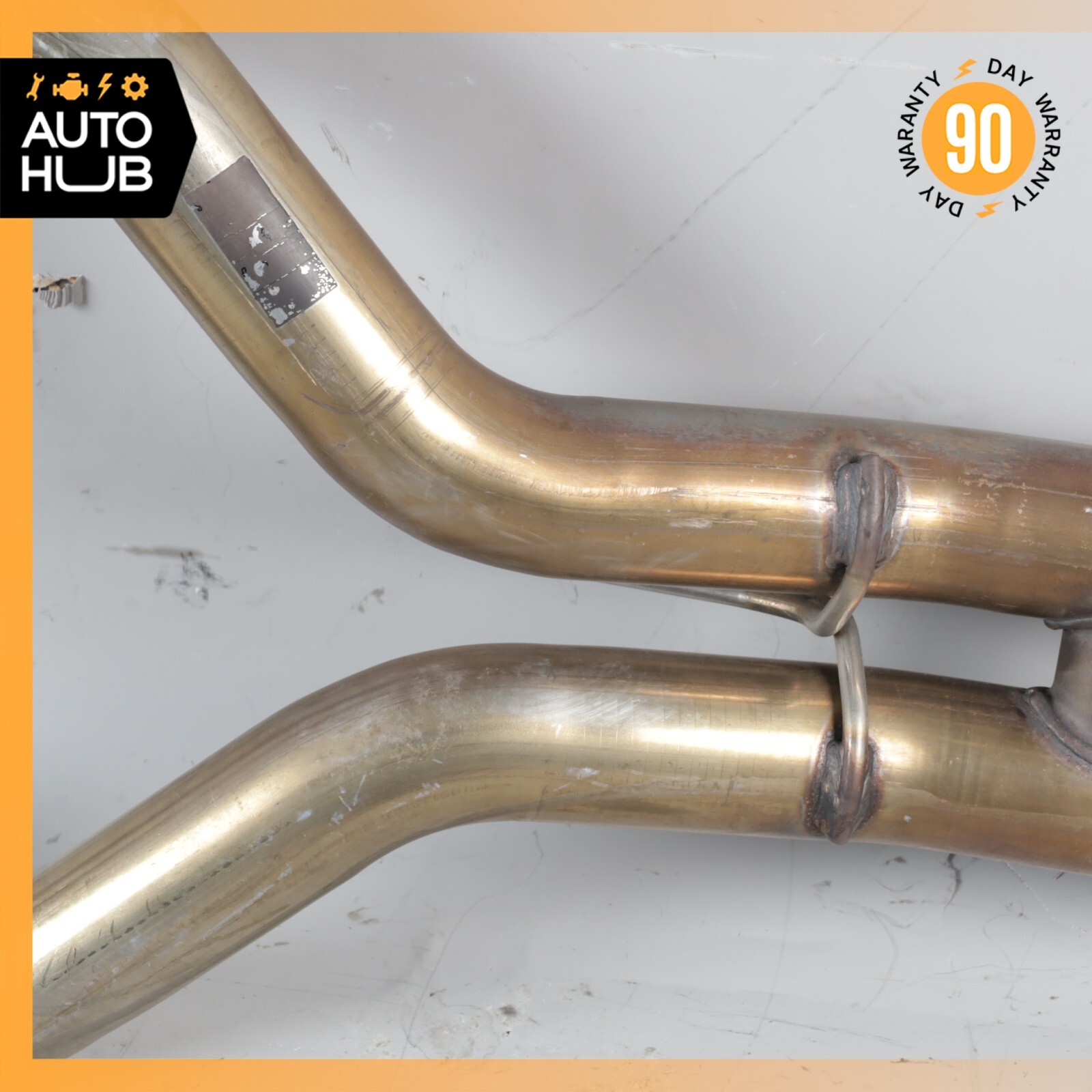 18-23 Aston Martin DB11 4.0L V8 Engine Center Exhaust Cross Pipe OEM