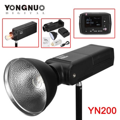 YONGNUO YN200 TTL HSS 200W Wireless Flash Speedlite 2.4G Pocket Flash Strobe NEW