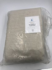 Pottery Barn Kids Evelyn Blackout Drape Panel Curtain 54 x 108" Khaki Neutral