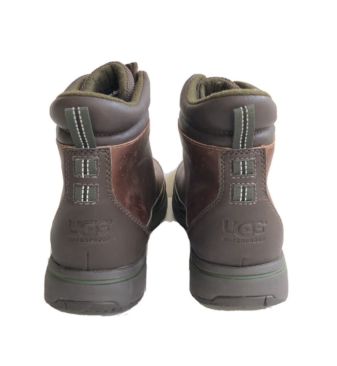 New Mens UGG Ellison Grizzly Brown Waterproof Boot New Mens UGG Ellison Grizzly Brown Waterproof Leather  main image 4