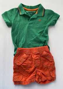 green polo shirt outfit