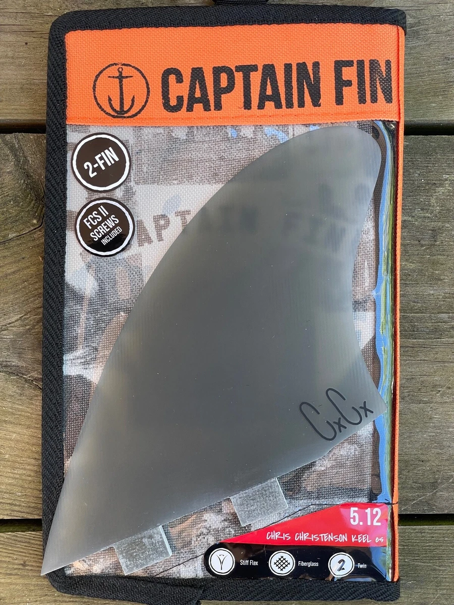 Surfboard Fin. Captain Fin Co CHRIS CHRISTENSON KEEL ES.SMOKE. FCS