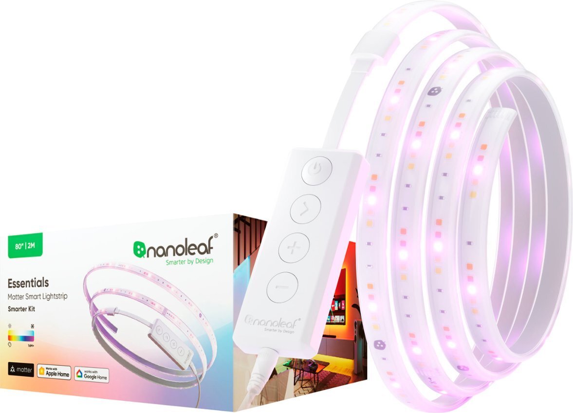 Nanoleaf Essentials 80" Smart LED Lightstrip Smarter Kit - White & Colors