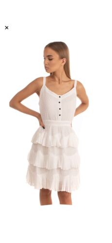 Maje White Summer Dress-Size 4
