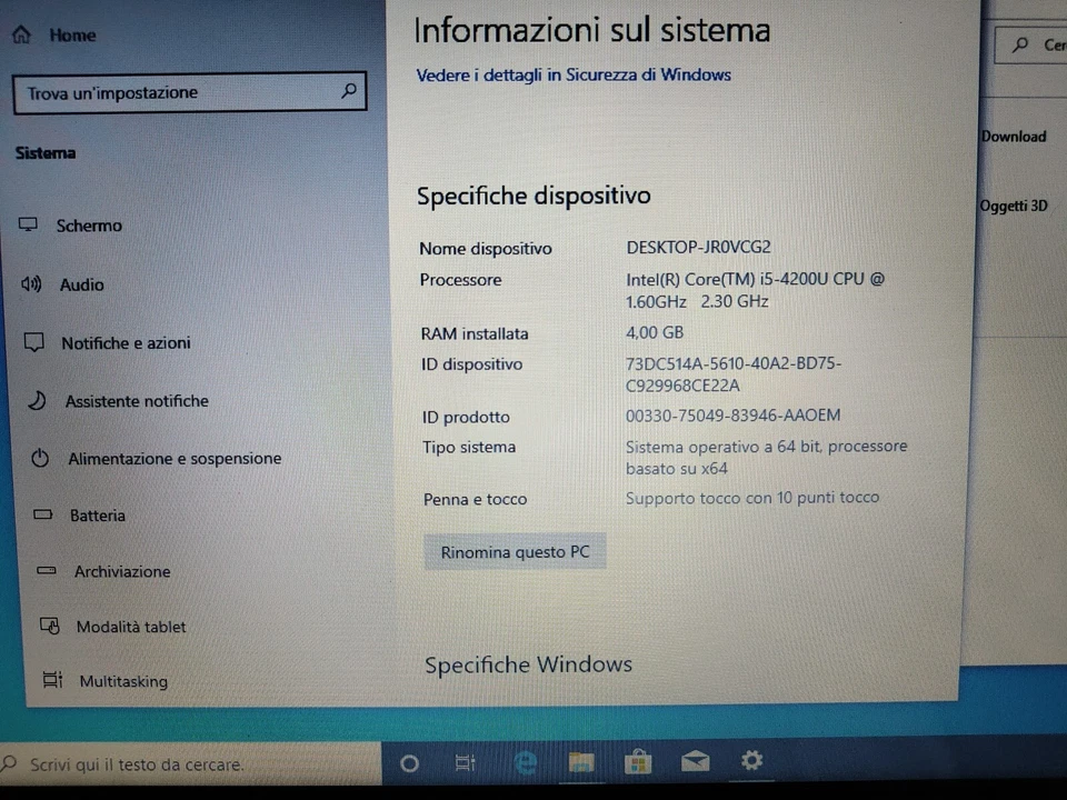 Dell Latitude 3540 · i5-4200U · 4GB · 256GB, foto 2 di 5