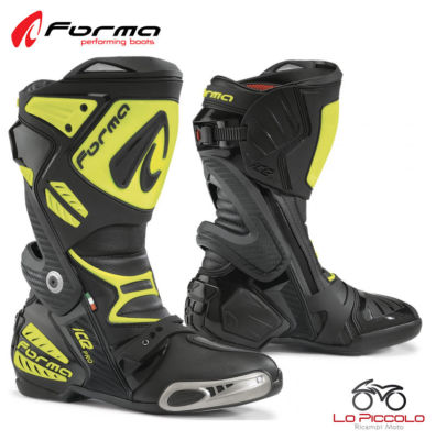 FORV220 Gelbe Stiefel Forma Ice Road Pro Racing Straßenbahn Motorrad Größe 43