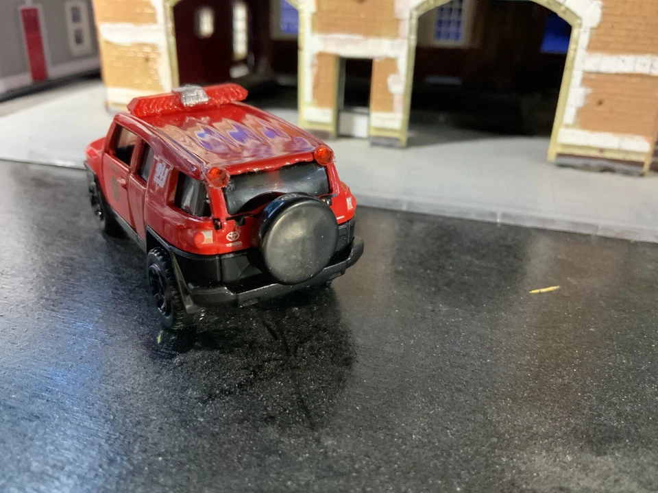 Japanese Matchbox Kitbashed Toyota Fire Chief Vehicle - Image 4 of 4