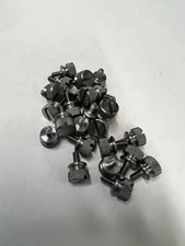 Knurled Thumb Screw Slotted Steel 6-32 Thread 1/4 length - 25 Pieces 7103S-SL25