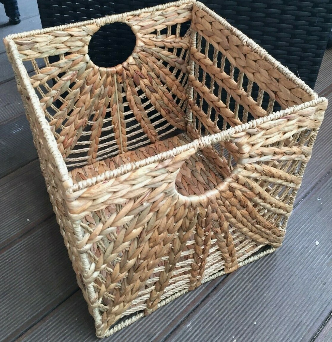 IKEA LUSTIGKURRE Korb,natur Seegras 32x33x32cm Box Kallax Regal Aufbewahrung  NEU | eBay