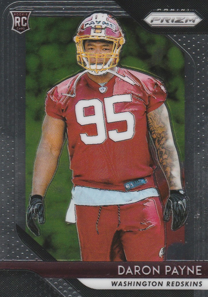 2018 PANINI PRIZM DARON PAYNE DE REDSKINS ROOKIE #245 HOT!